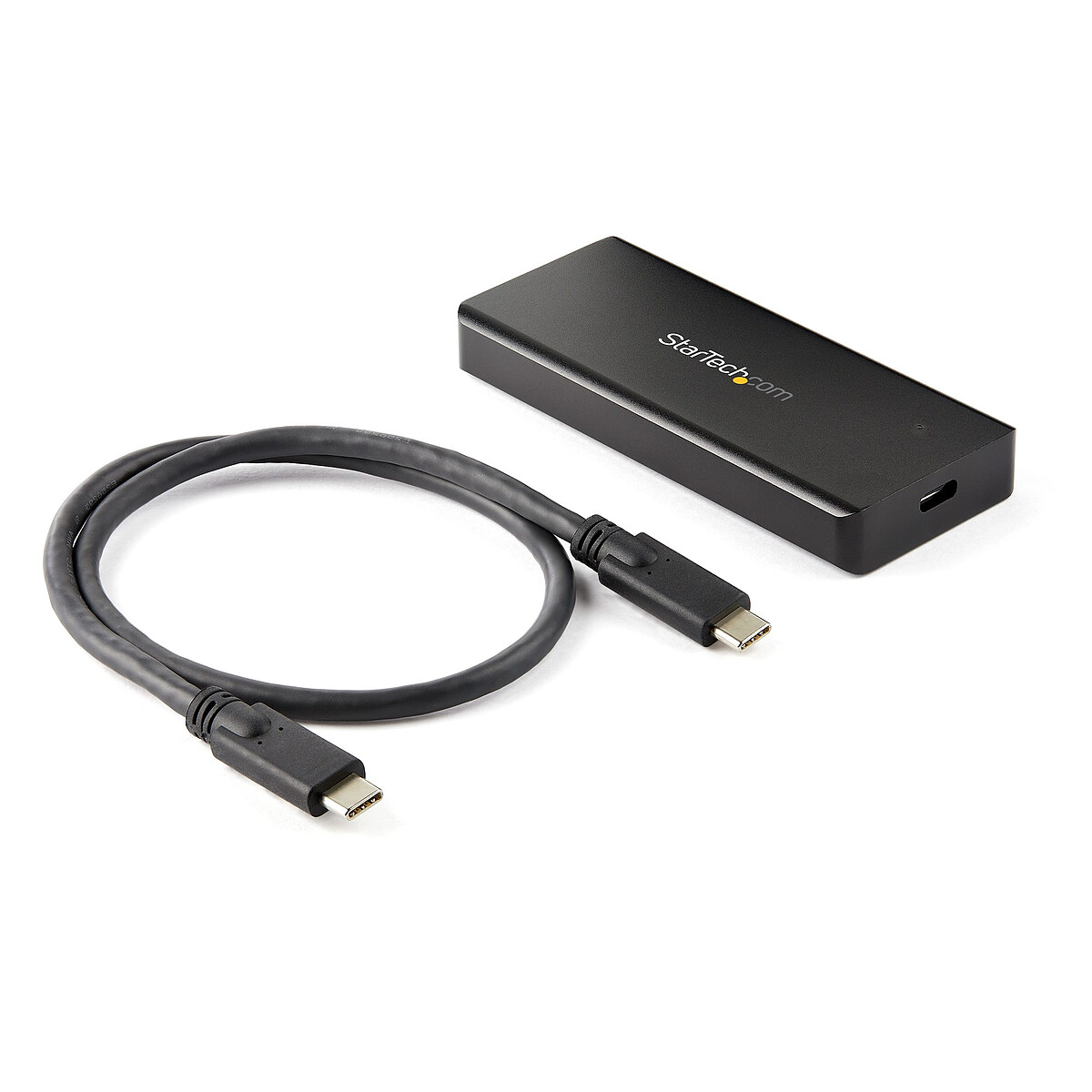 StarTech.com Boîtier USB 3.1 pour SSD M.2 MVMe PCIe M-Key avec câble USB-C – Aluminium certifié IP67
