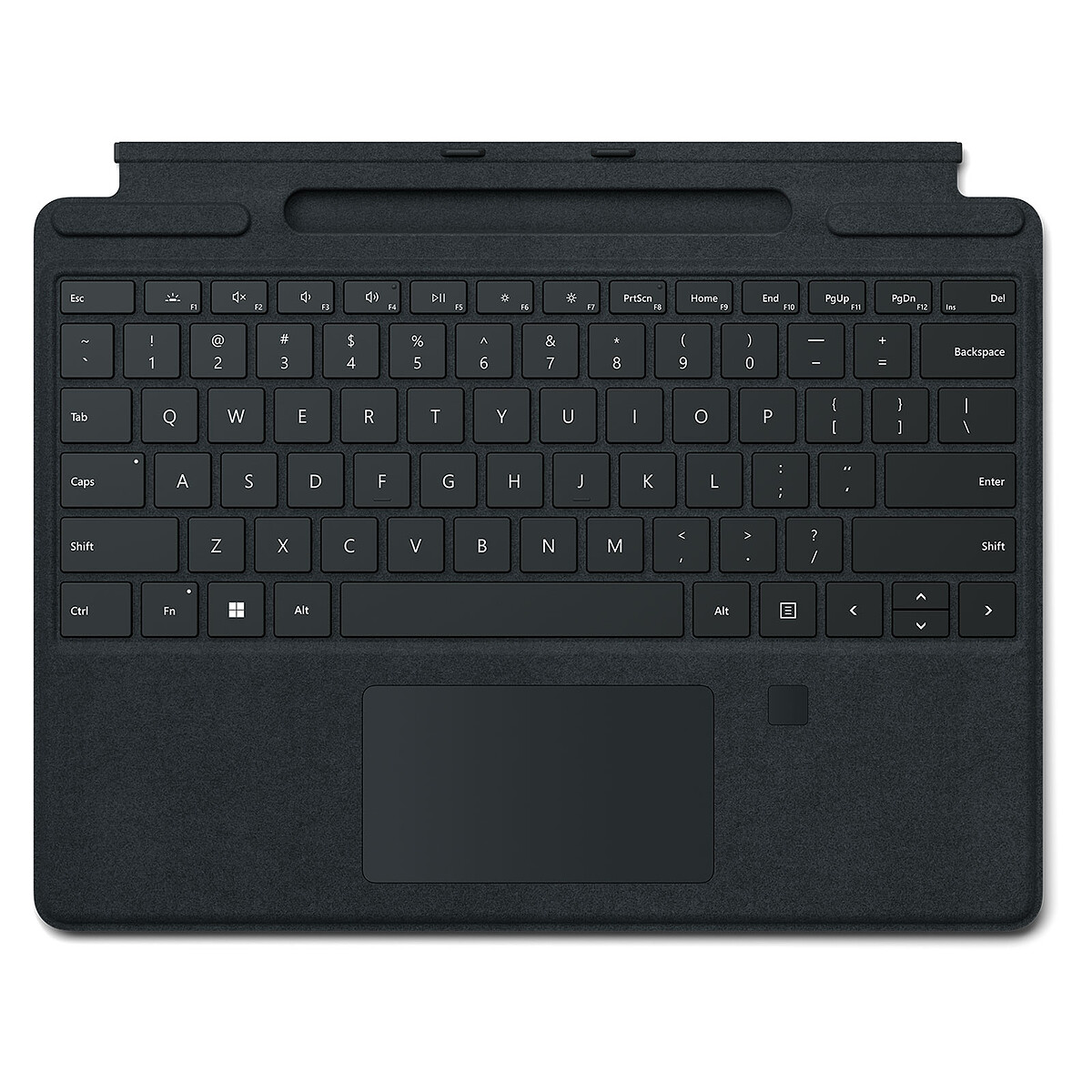 Clavier AZERTY pour Surface Pro 8 et Pro X avec lecteur d'empreinte et pavé tactile