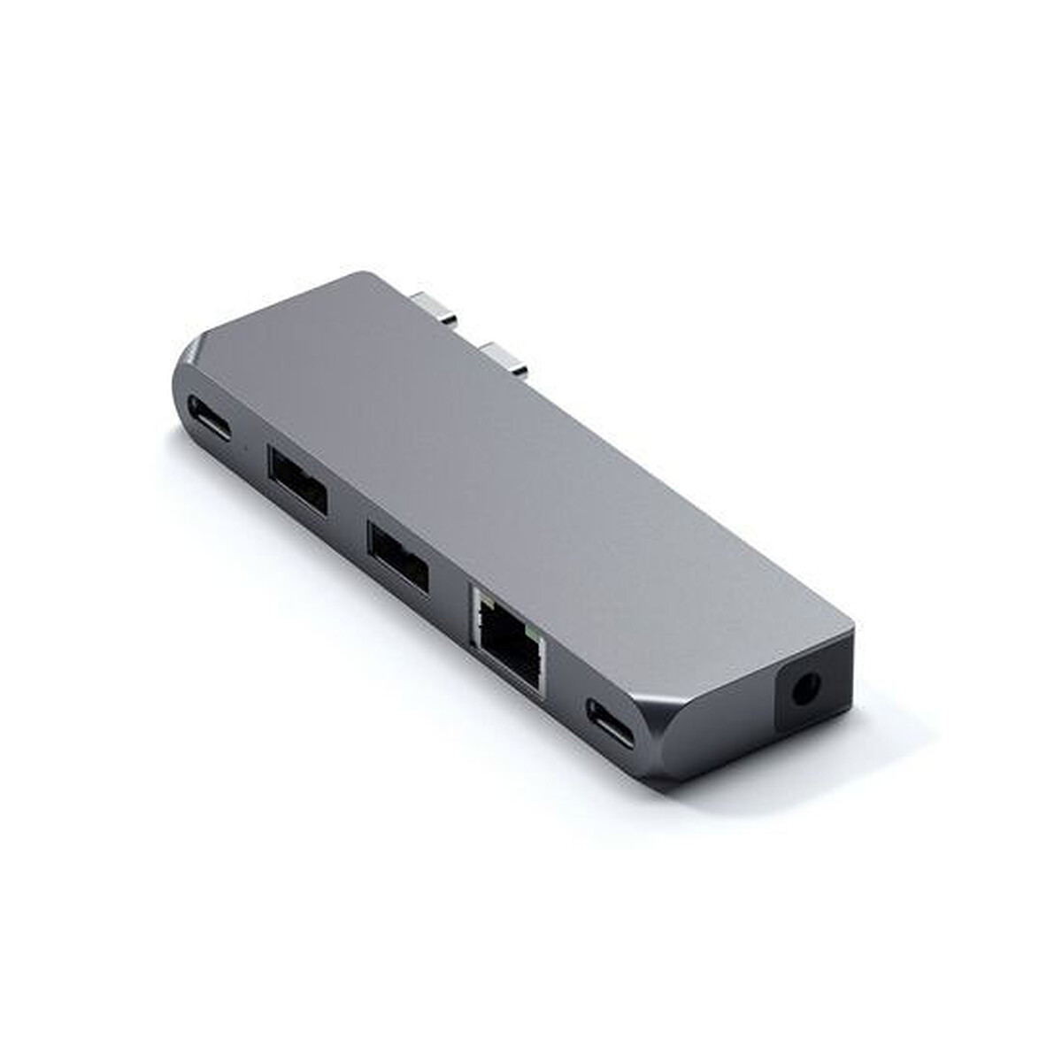 Hub Mini sur 2 ports USB-C avec port Ethernet compatible Apple MacBook