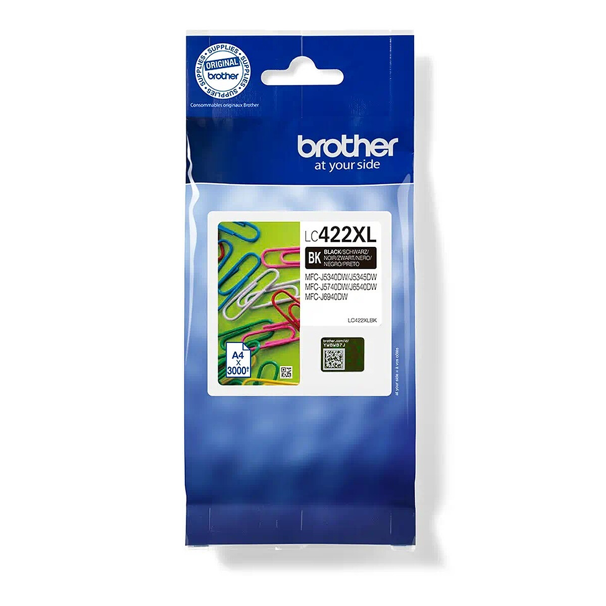 Brother LC422XLBK (Noir)