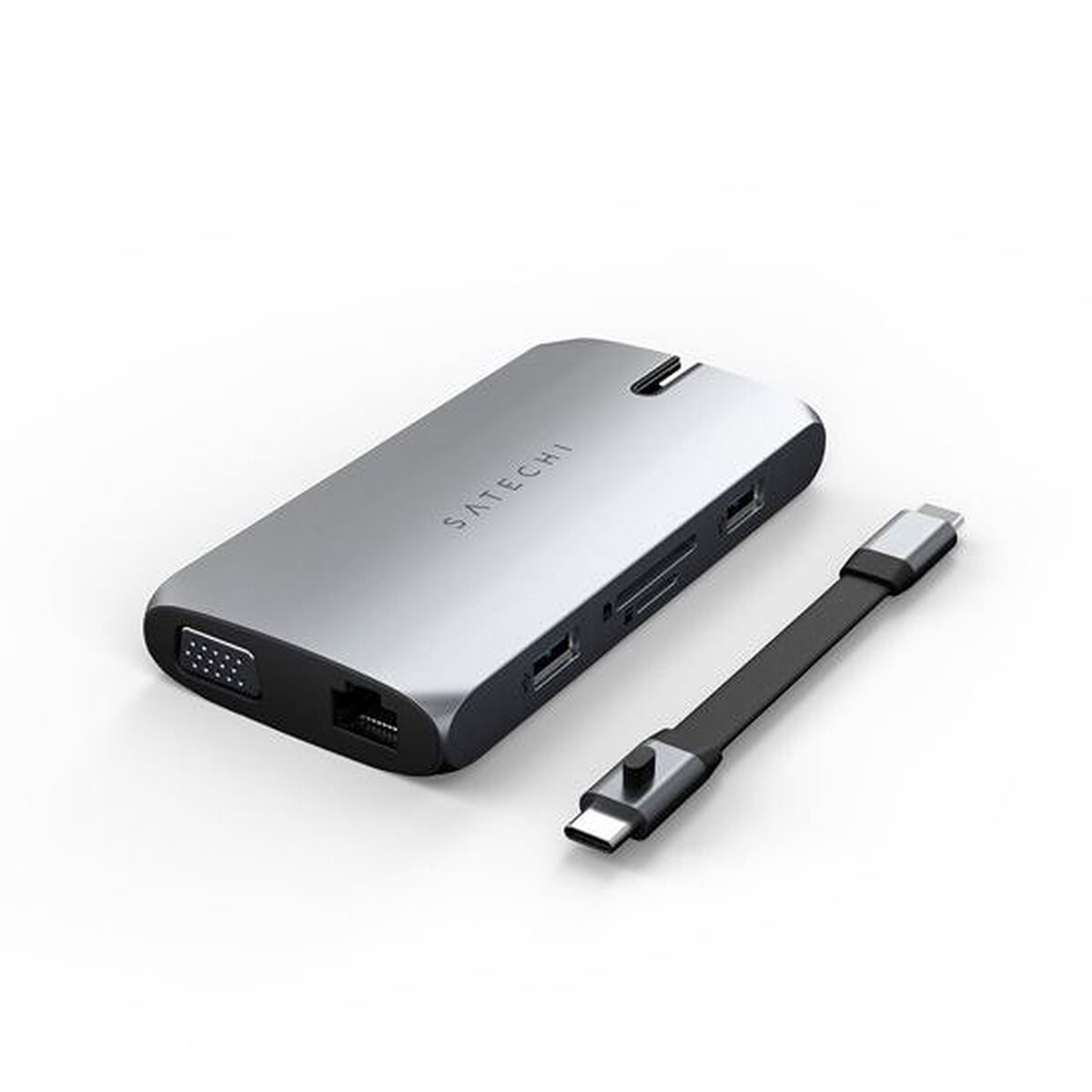 Hub portable sur port USB-C avec port Ethernet compatible Apple MacBook / iPad / iMac