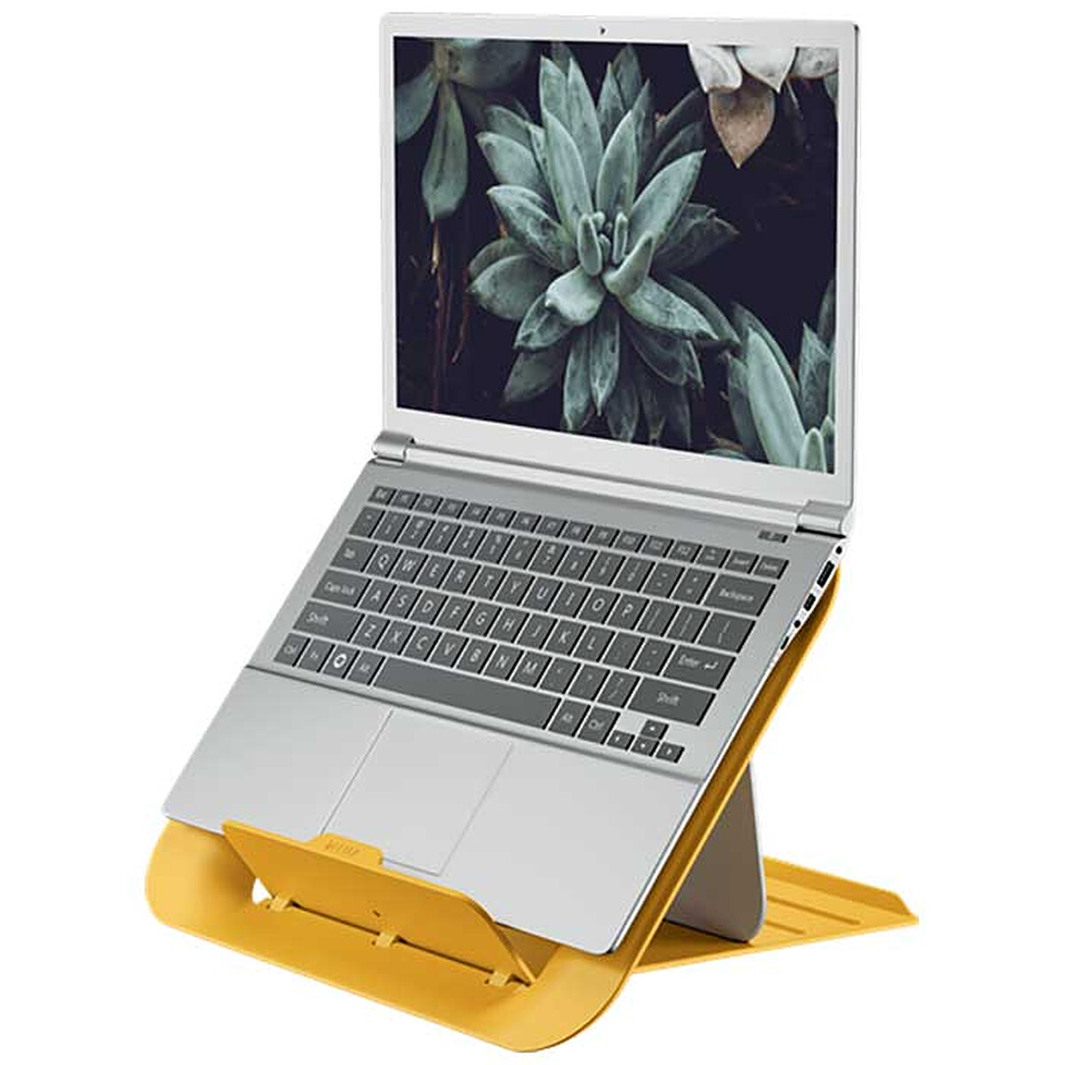 Support ergonomique réglable pour ordinateur portable - Jaune