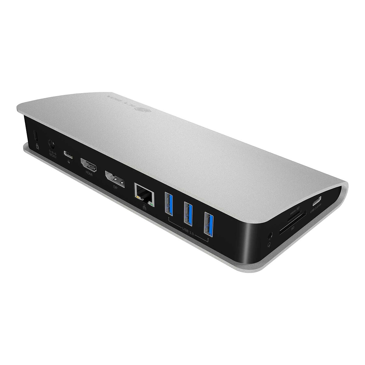 Station d'accueil pour ordinateur portable USB Type-C - 1 x Power Delivery 2.0 Type-C + 3 x USB 3.0 Type-A + 1 x HDMI + Audio + 1 x Gigabit RJ45