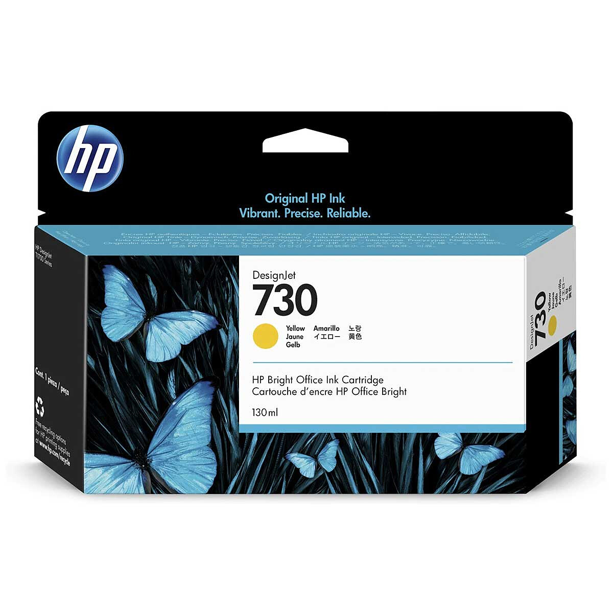 HP 730 (P2V64A) – Jaune