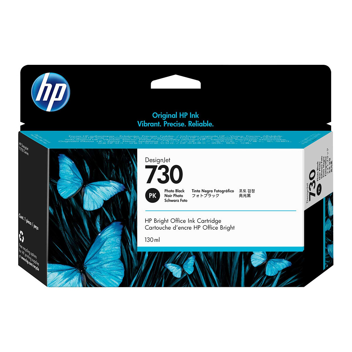 HP 730 (P2V67A) – Noir photo