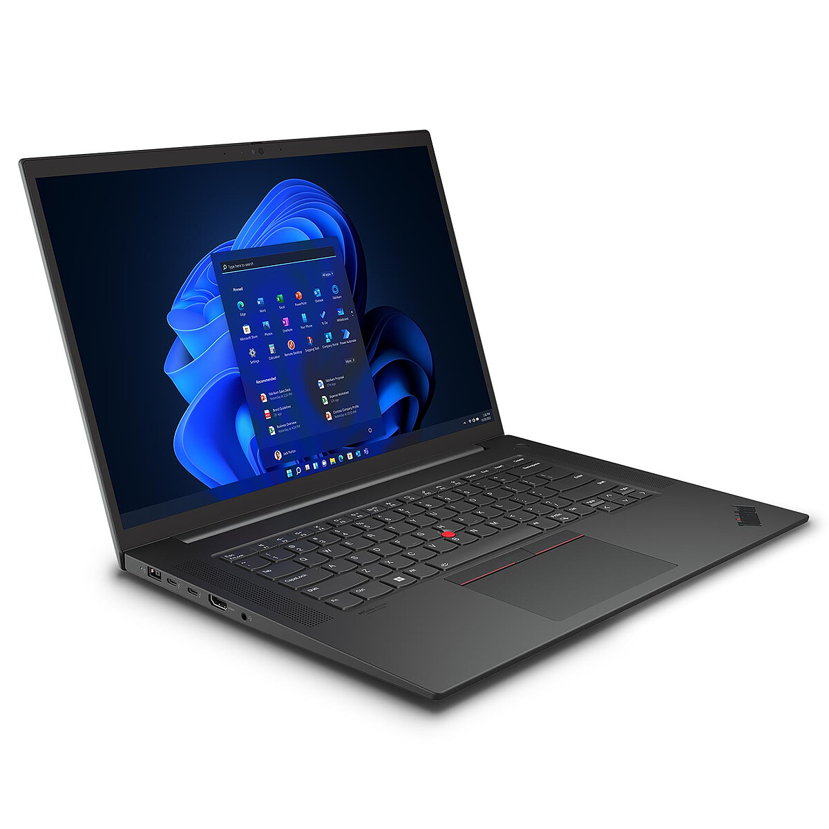 Intel Core i7-12700H 16 Go SSD 512 Go 16" LED NVIDIA RTX A1000 4 Go Wi-Fi 6E/Bluetooth Webcam Windows 10 Professionnel pré-installé + licence Windows 11 Professionnel