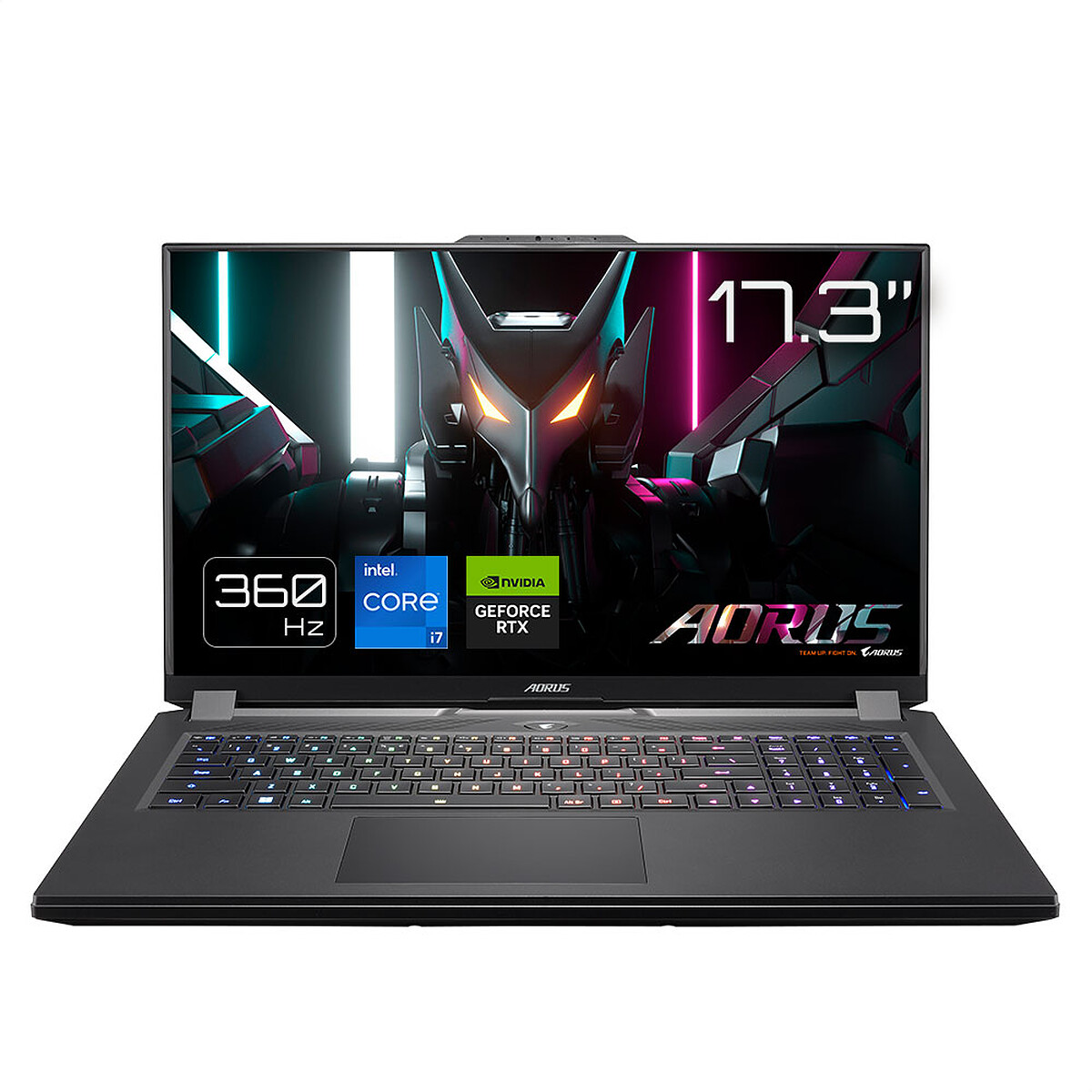 Intel Core i7-13700H 16 Go SSD 1 To 17.3" LED Full HD 360 Hz NVIDIA GeForce RTX 4080 12 Go DLSS 3 Wi-Fi 6E/Bluetooth Webcam Windows 11 Famille