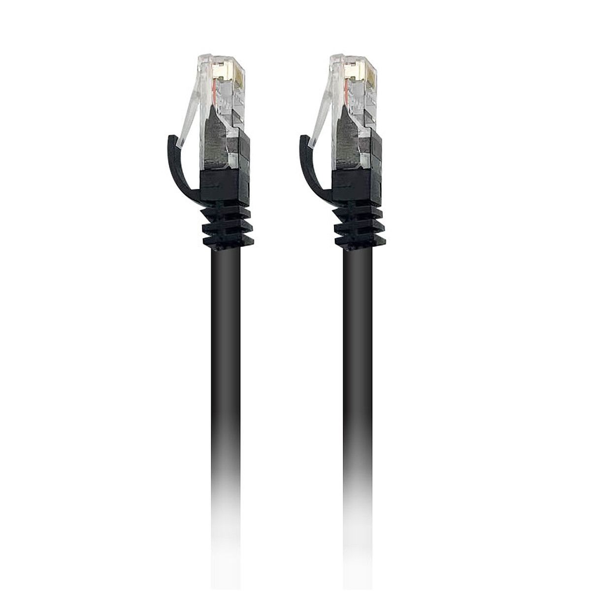 Textorm Câble RJ45 CAT 6 UTP - mâle/mâle - 2 m - Noir - Textorm