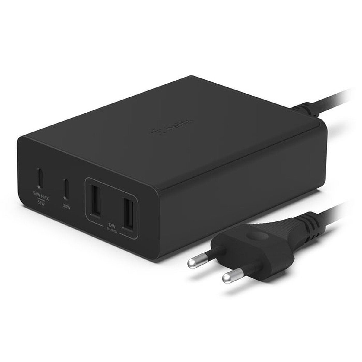 Chargeur PC et MacBook avec technologie GaN 4 ports 108 W