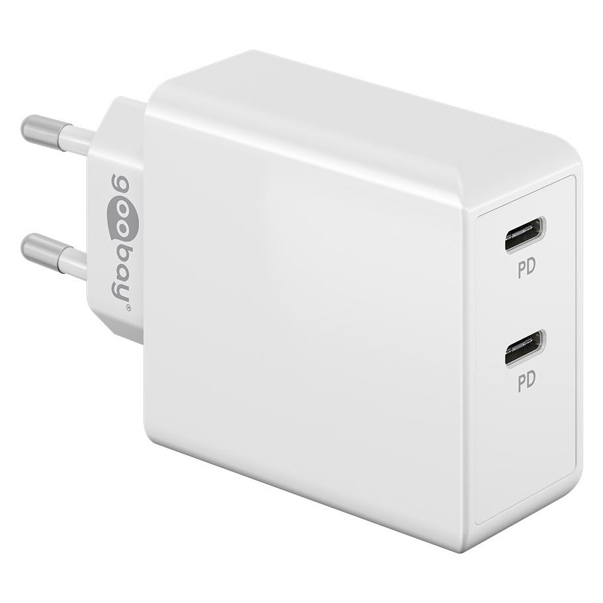 Goobay Chargeur rapide double USB C PD - vue 2