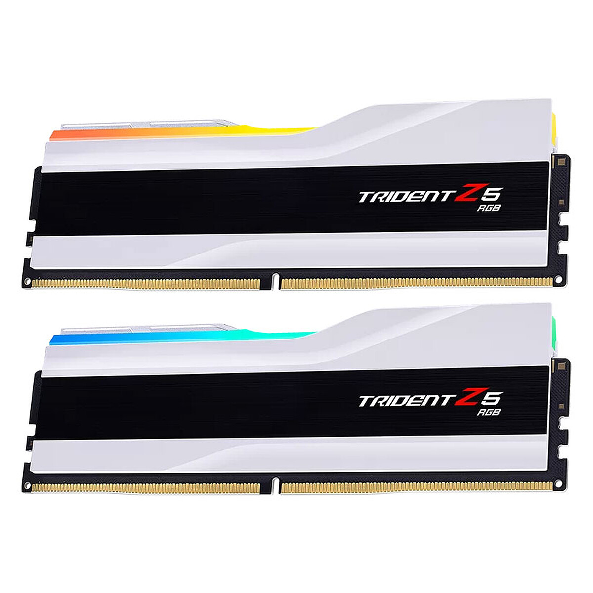 G.Skill Trident Z5 RGB 48 Go (2 x 24 Go) DDR5 8000 MHz CL38 – Blanc