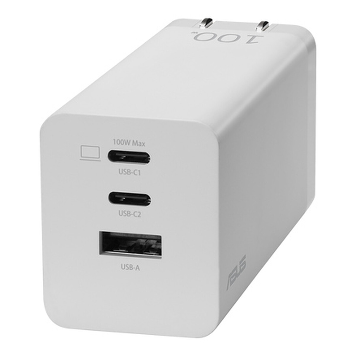 Chargeur pour PC Portable ASUS 100W 2x USB-C / 1x USB-A - GaN