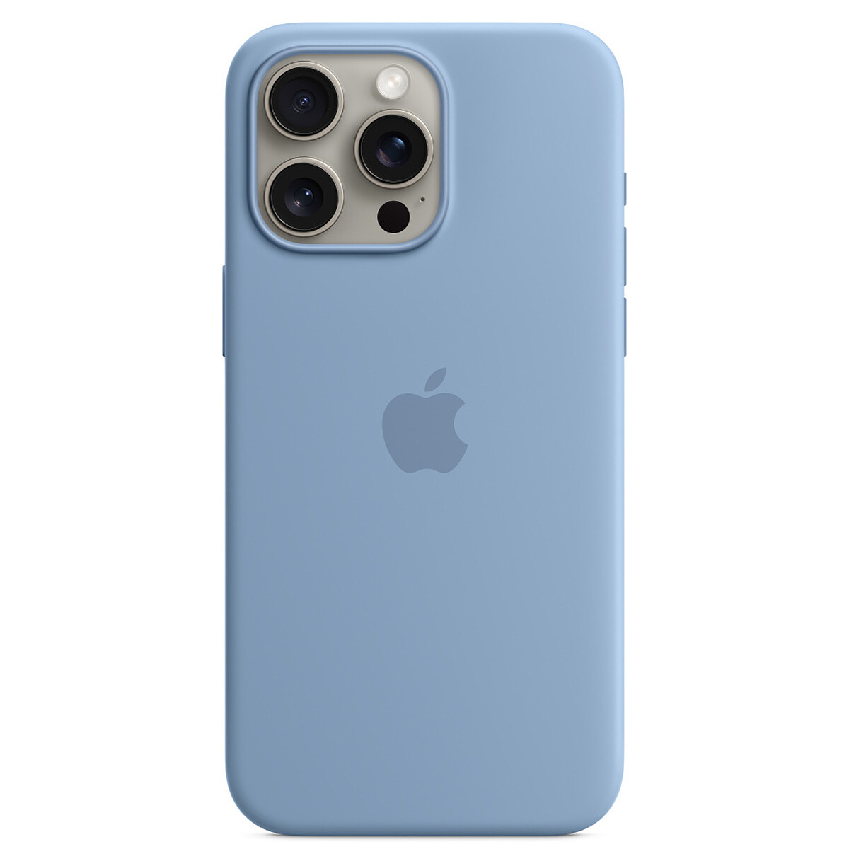 Apple Coque Silicone MagSafe iPhone 15 Pro Max Ciel - vue 7
