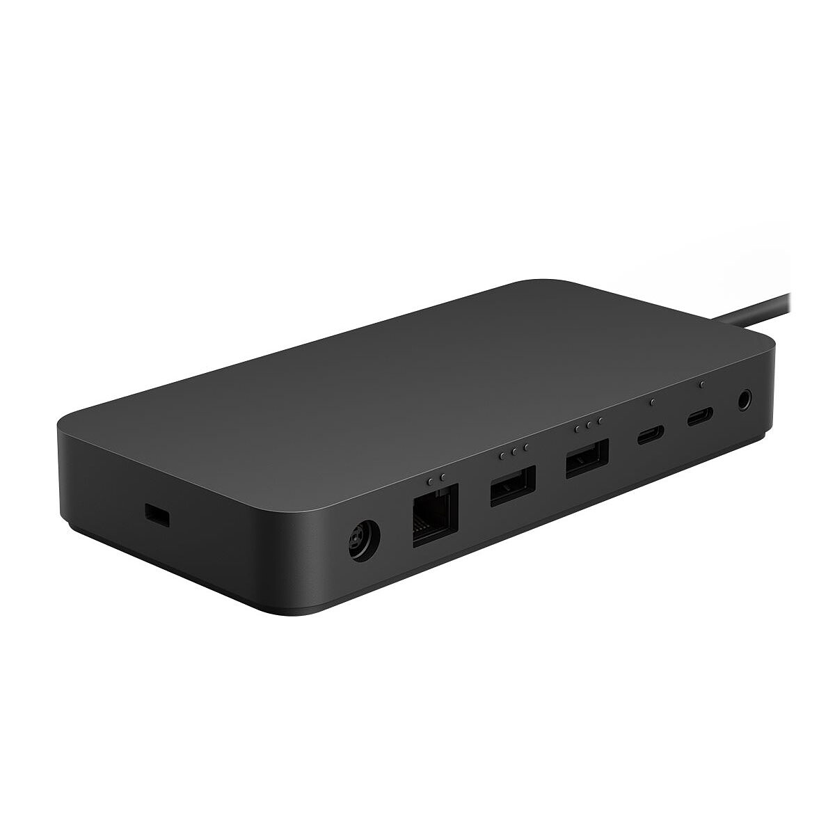 Station d'accueil compatible Microsoft Surface avec 3 ports USB 3.1, 1 port réseau RJ45 2.5 GbE, 3 ports Thunderbolt 4/USB-C, 1 jack audio stéréo 3.5 mm