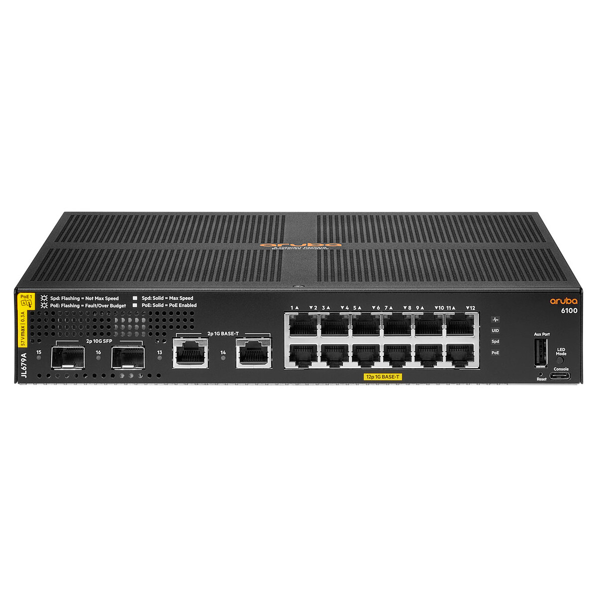 HPE Networking 6100 12G Classe 4 PoE 2G2SFP+ JL679A