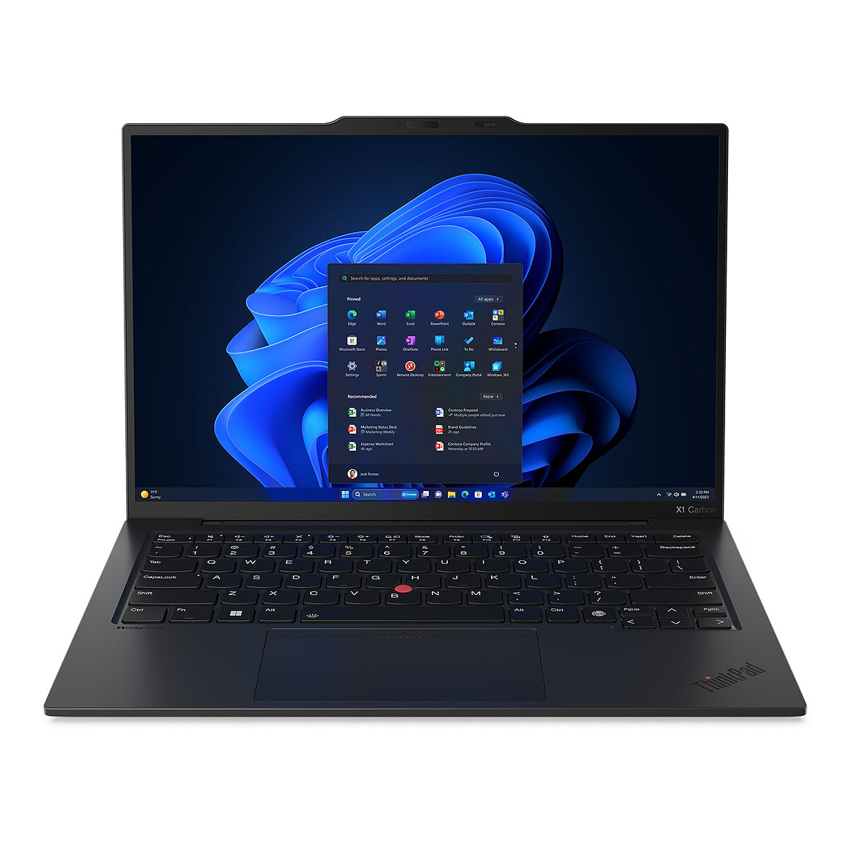 Intel Core Ultra 7 155U 32 Go SSD 1 To 14" OLED 2.8K 120 Hz Wi-Fi 6E/Bluetooth Webcam Windows 11 Professionnel