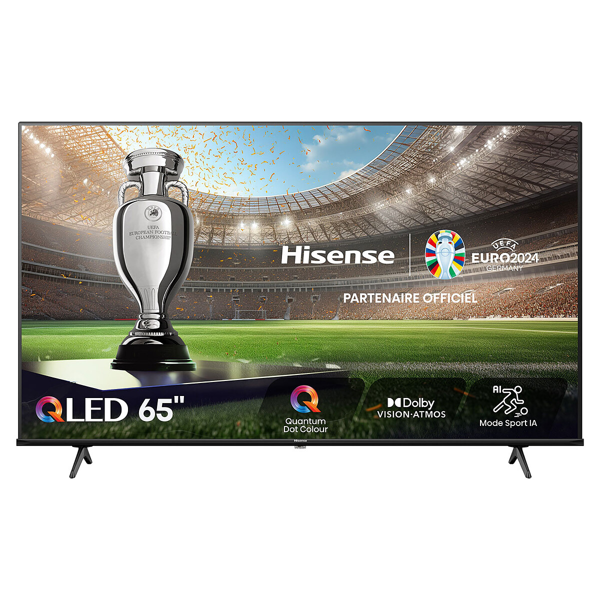 Tv Qled 4k 65'' 164 Cm 65e7nq Hisense - vue 3