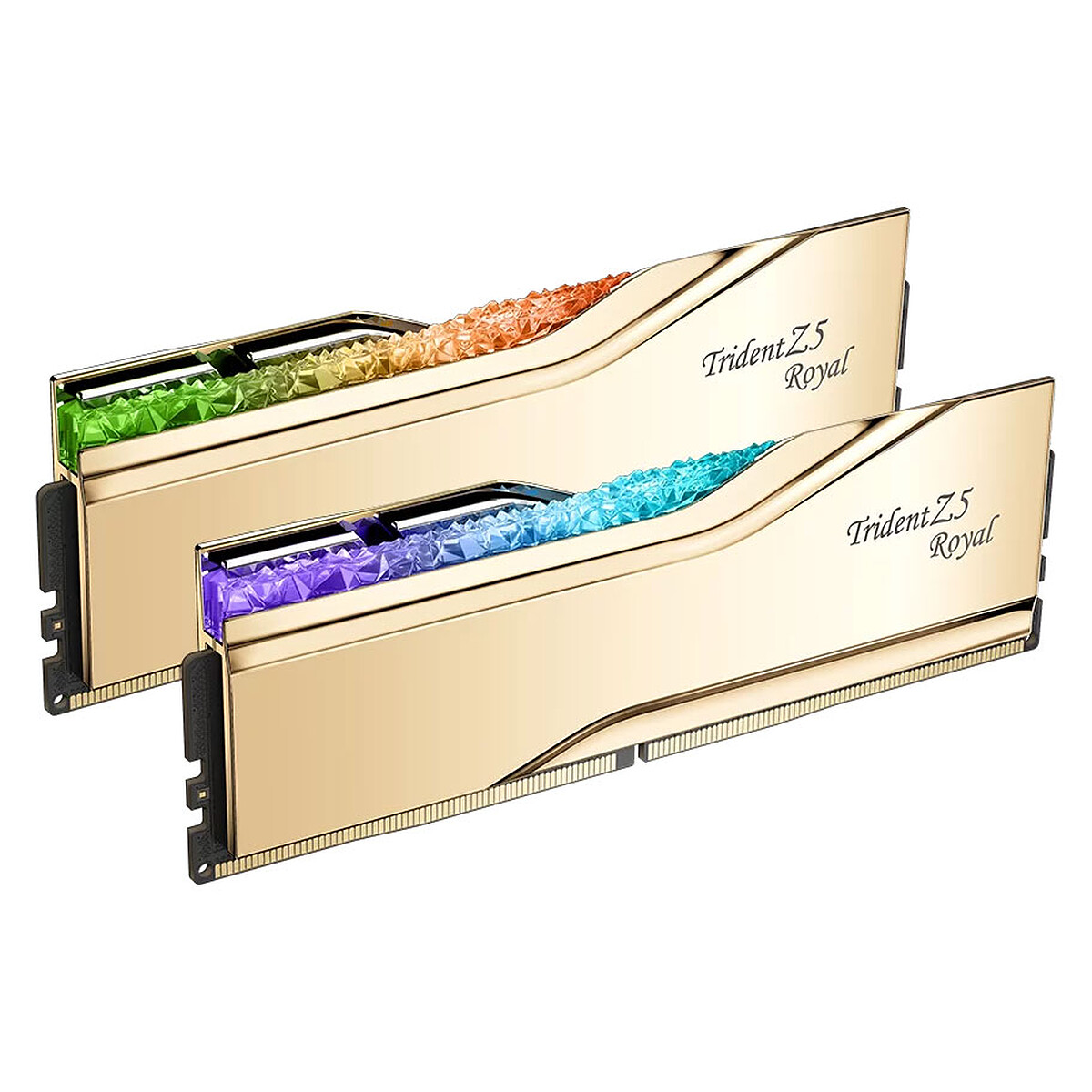 G.Skill Trident Z5 Royal 32 Go (2 x 16 Go) DDR5 6000 MHz CL28 – Or