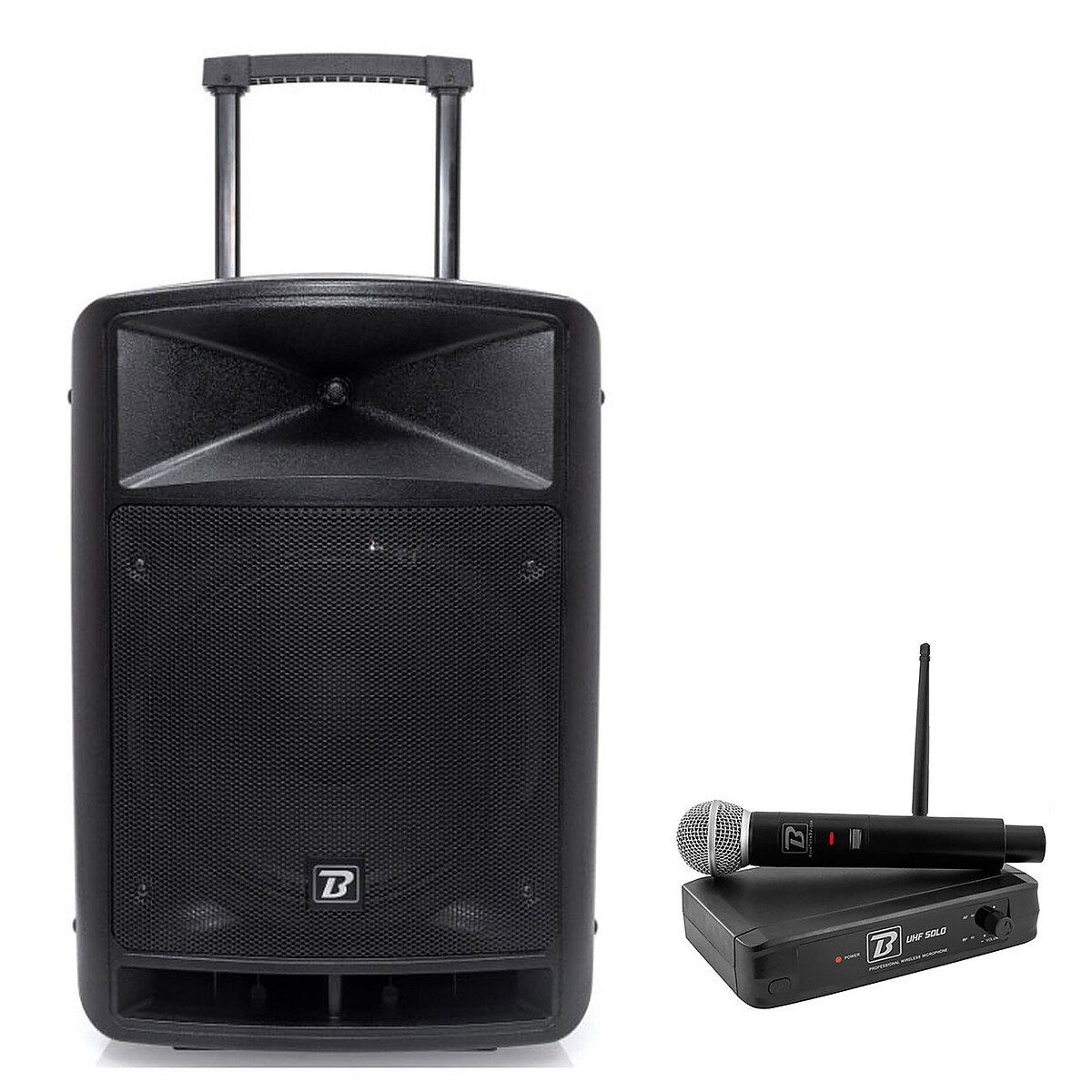 BoomTone DJ TravelSound12 VHF + DJ UHF Solo F2 - Boomtone Dj