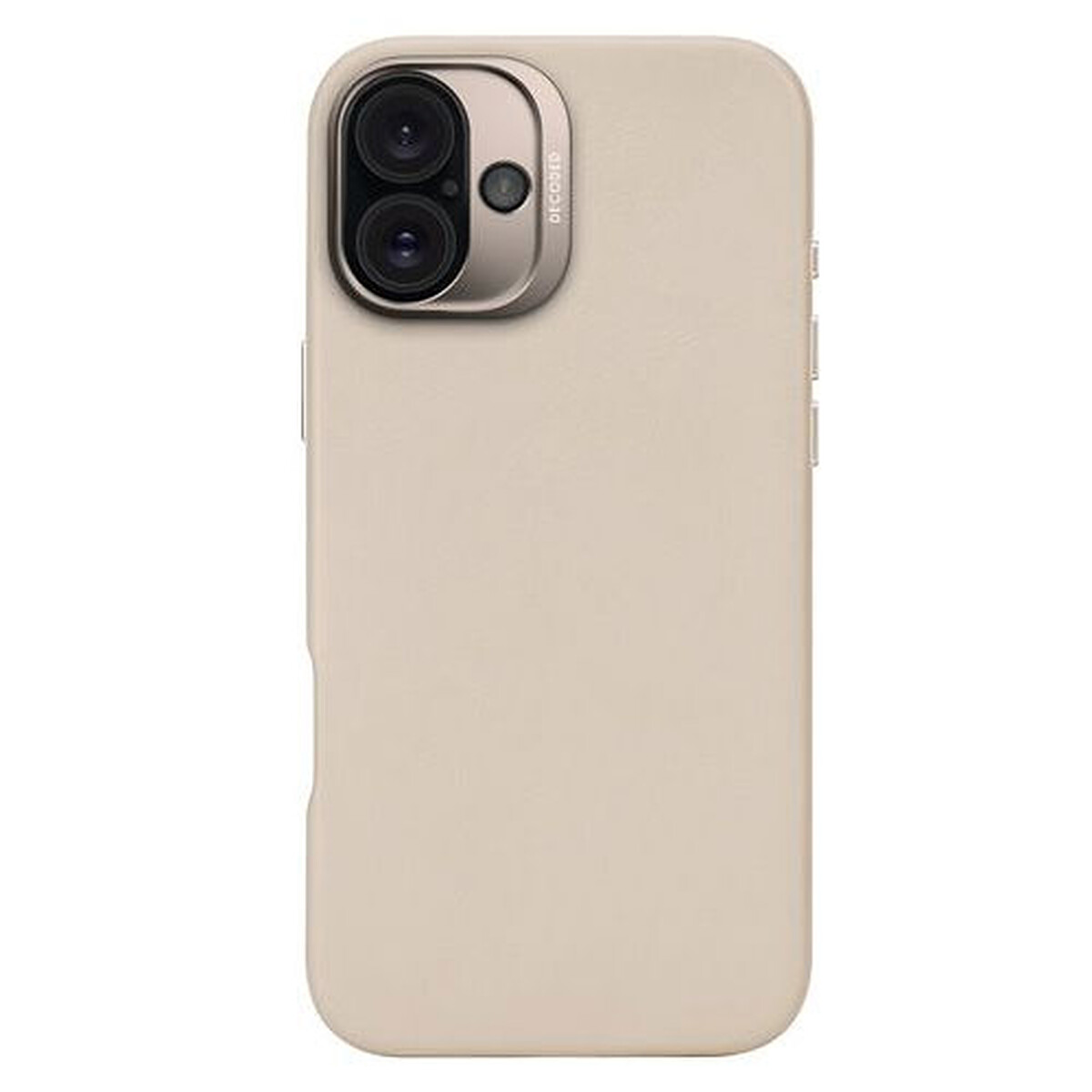 DECODED Coque en cuir pour iPhone 16 Plus