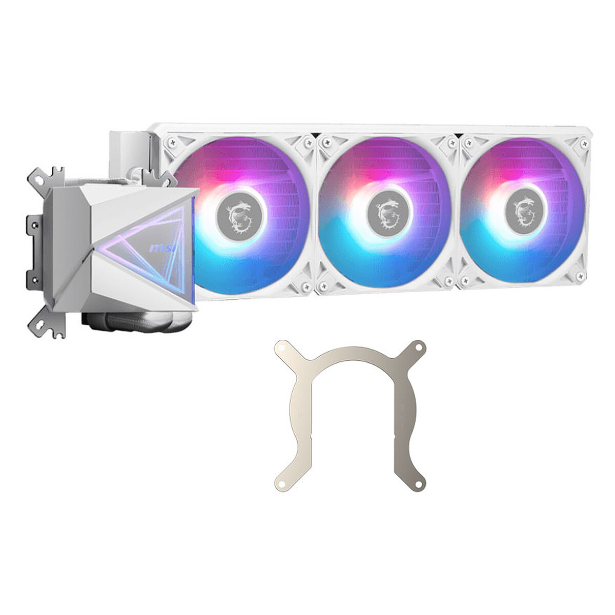 MSI MAG CORELIQUID I360 – Blanc + Offset Kit LGA1851