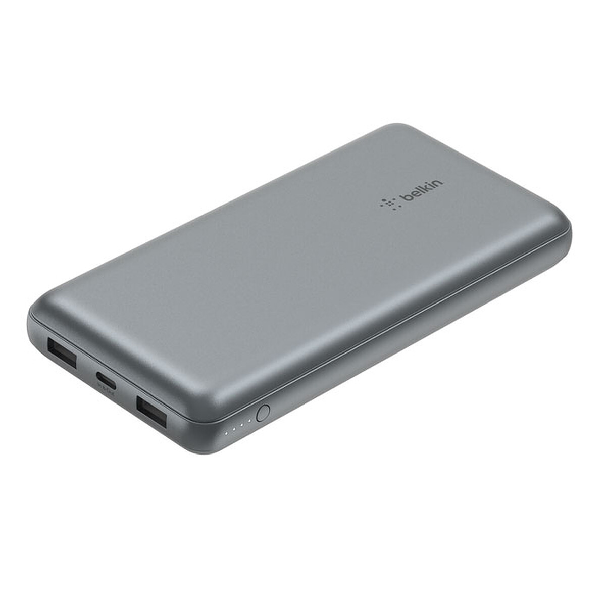 Belkin Batterie externe 20K Boost Charge avec câble USB-A vers USB-C (Gris Sidéral)