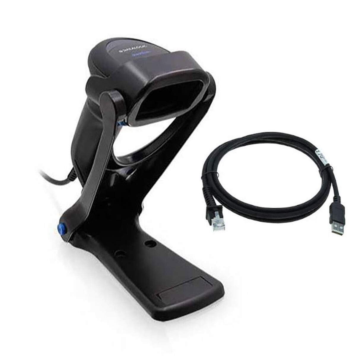 Datalogic Kit QuickScan 2500 Lite avec support et câble USB 2.4 m – Noir