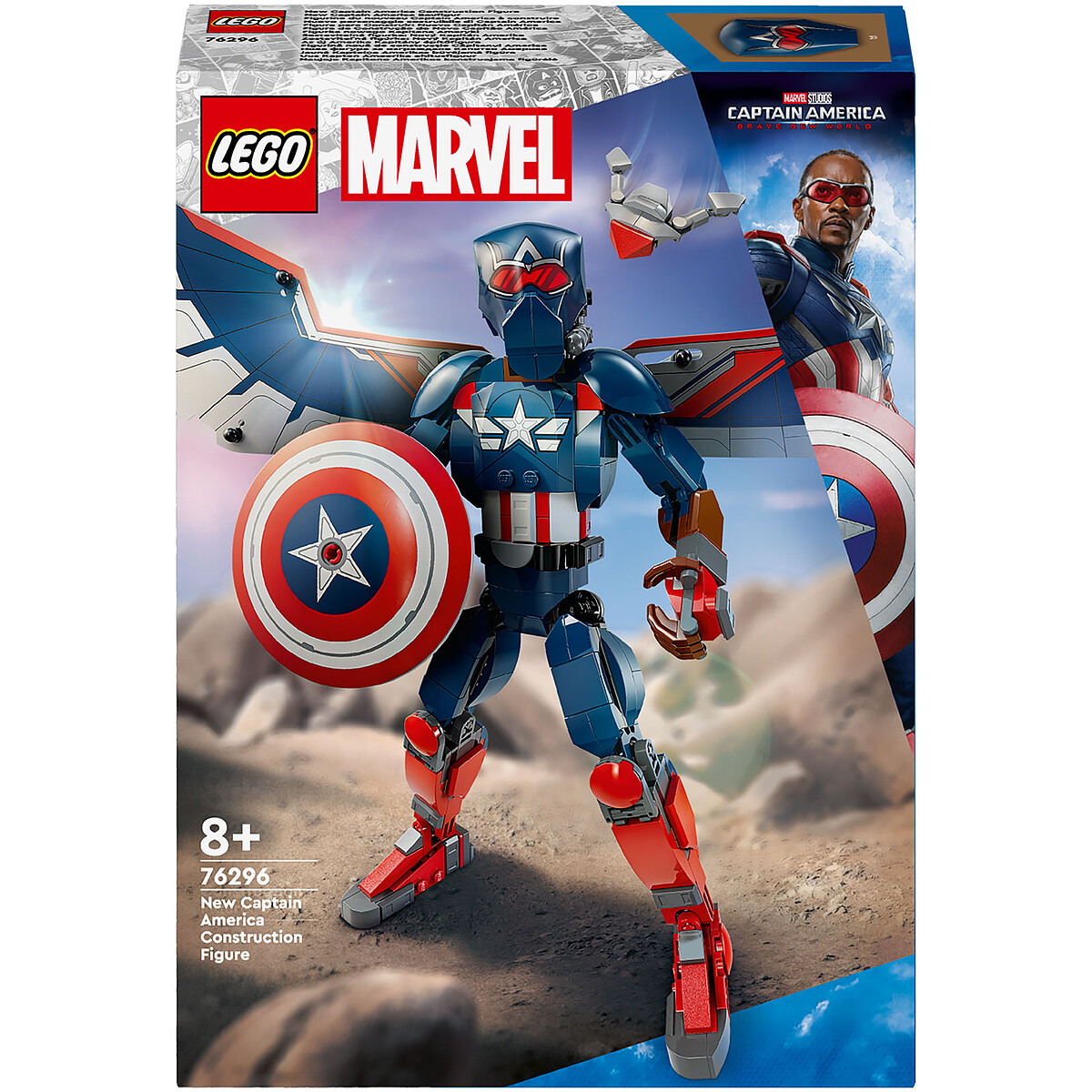 Lego Figurine Du Nouveau Captain America 76296 Lego La Boite - vue 3