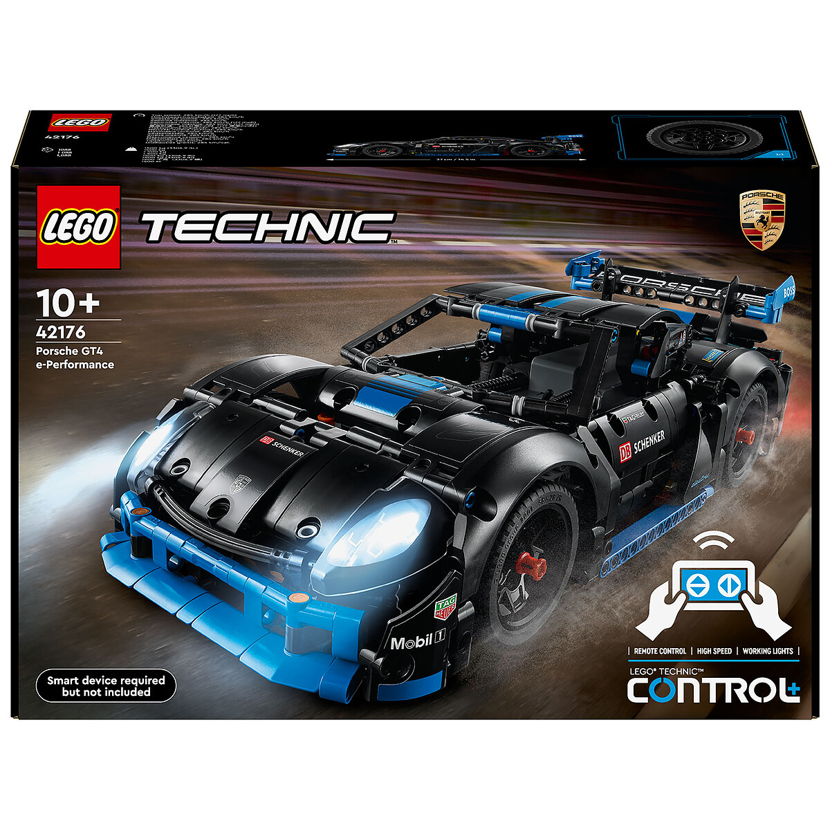 Lego Technic Voiture De Course Porsche Gt4 E performance 42176 Lego La Boîte - vue 2