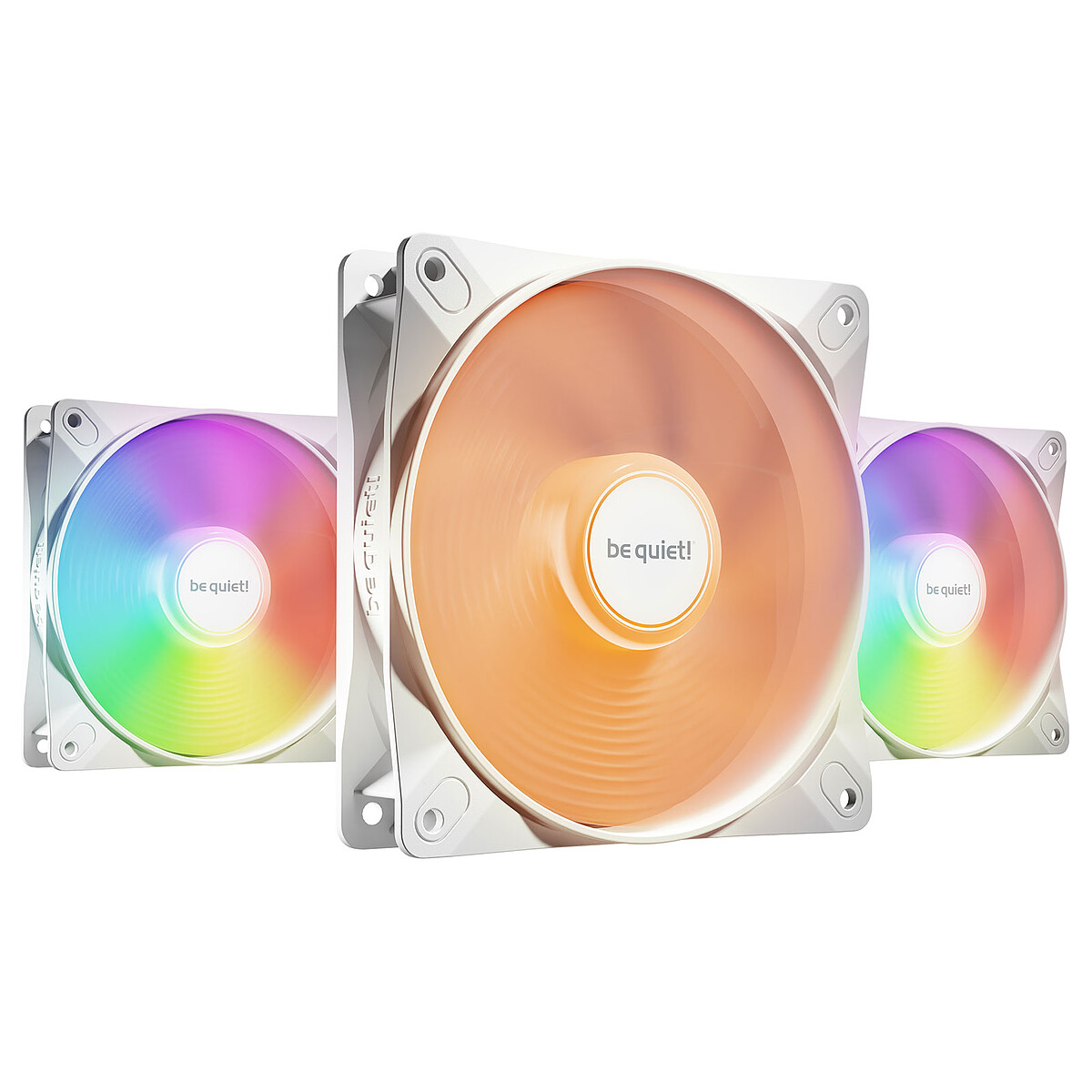 be quiet! Light Wings LX 120 mm PWM Triple Pack – Blanc