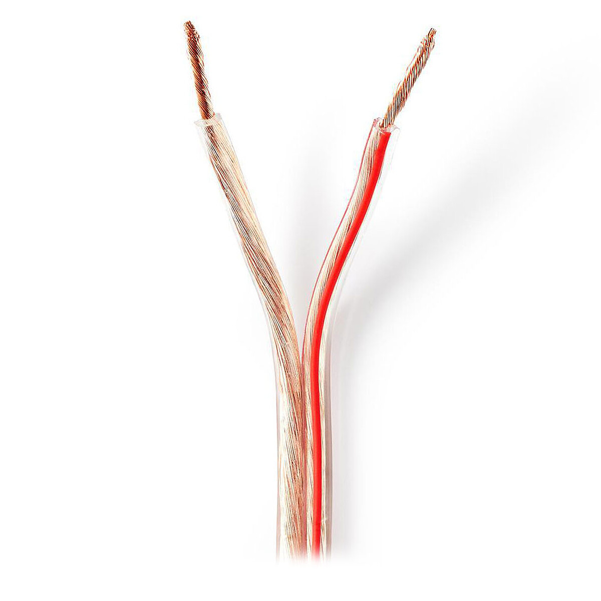 Nedis Câble Haut-Parleur 2 x 2.5 mm² - 25 mètres (Transparent) - Nedis