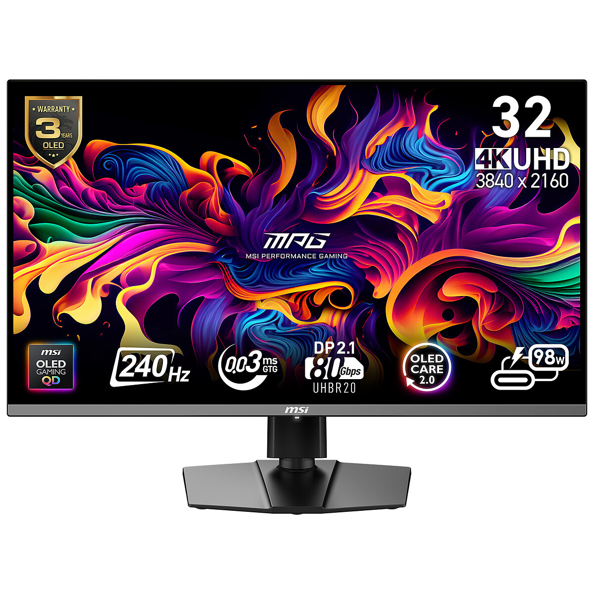MSI 31.5″ LED – MPG 322URX QD-OLED