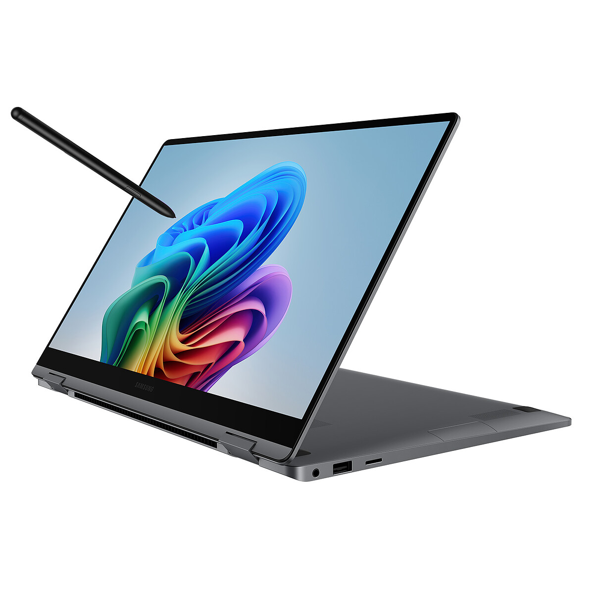 Intel Core Ultra 7 256V 16 Go SSD 1 To 15.6" AMOLED Tactile Full HD rotatif 360° Wi-Fi 7/Bluetooth Webcam Windows 11 Famille - Stylet S Pen inclus