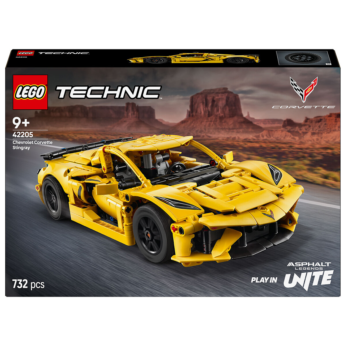 Lego Chevrolet Corvette Stingray 42205 Lego La Boite - vue 2