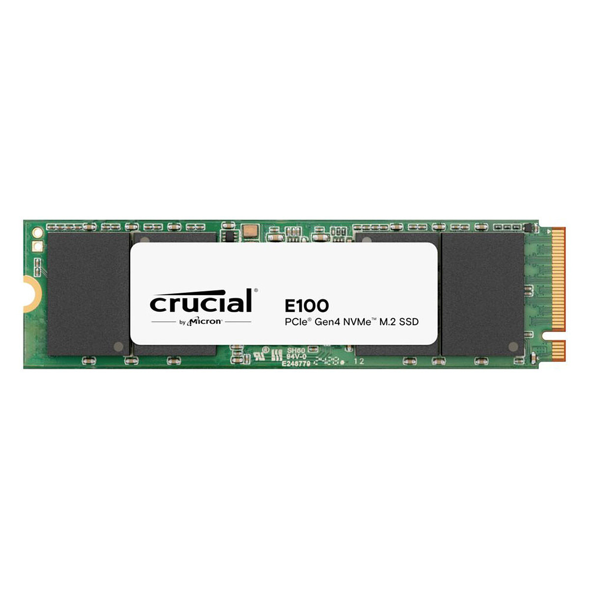 Crucial E100 M.2 PCIe NVMe 480 Go