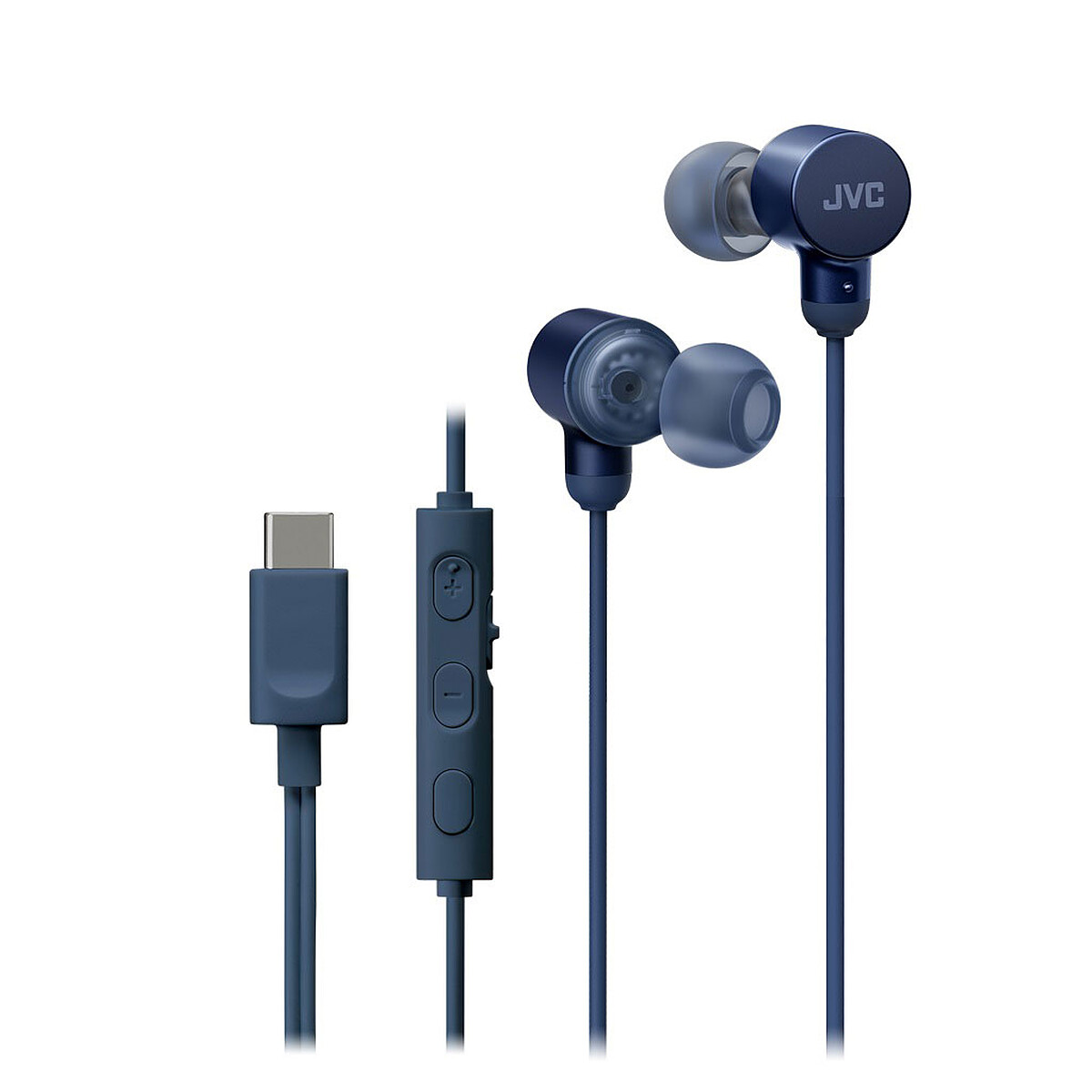 JVC HA FR29UC B Casque filaire USB de type C léger et confortable audio haute résolution microphone et contrôle du volume certifié IPX2 convertisseur DA minimise le bruit et la dégradation du son - vue 6