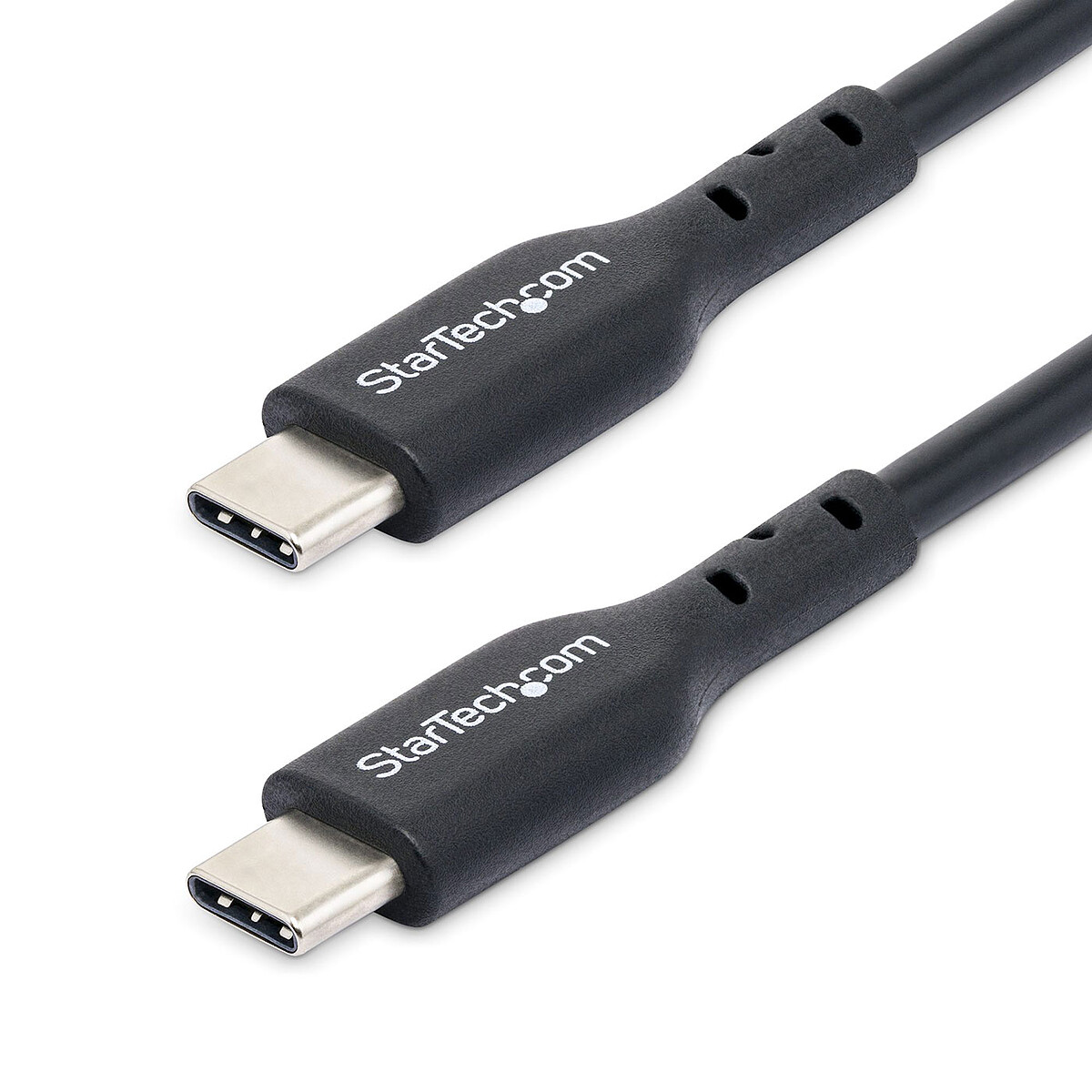 Cable USB-C à USB-C StarTech.com USB2CC2MNC 2 m 60W PD 3A USB 2.0 Noir - Image 2