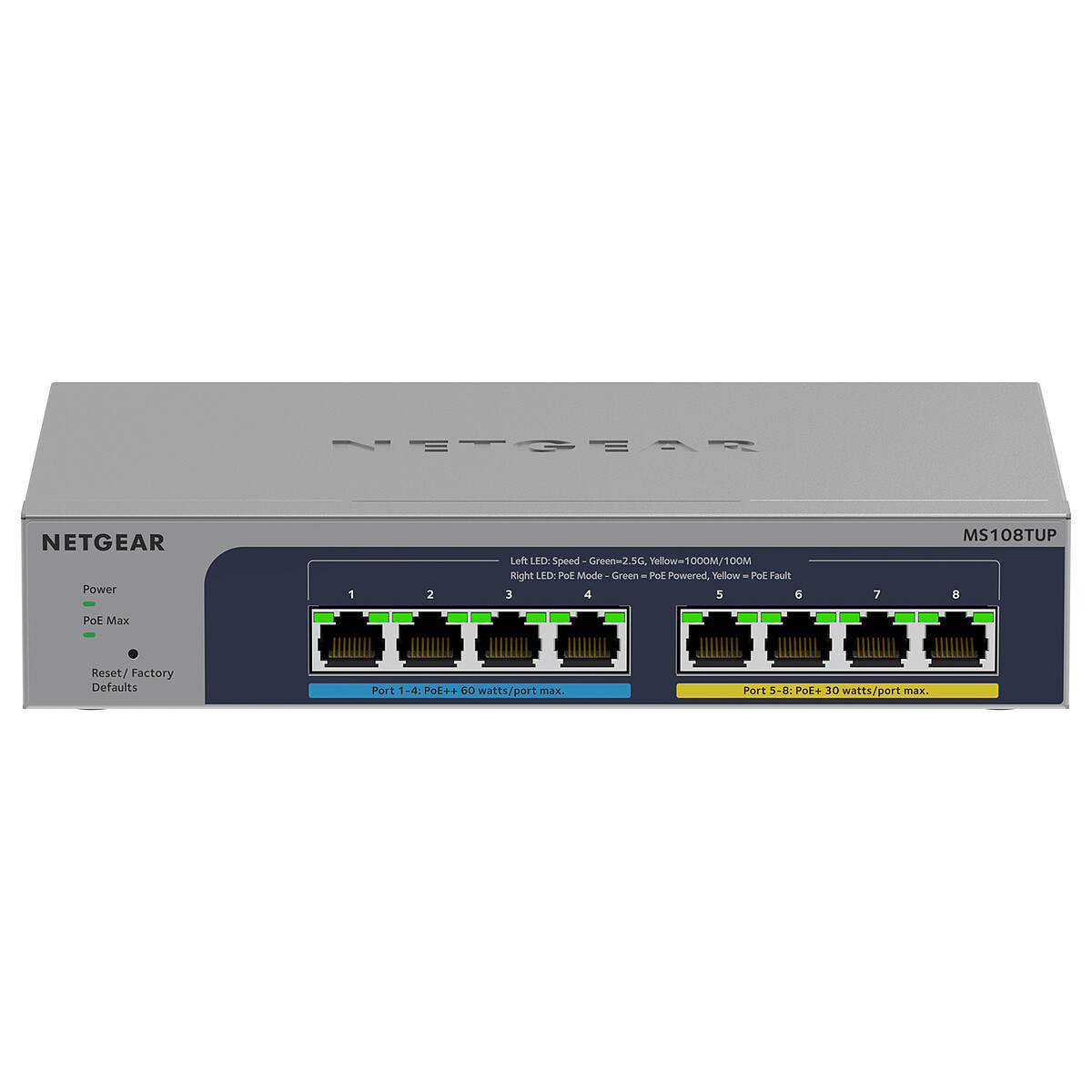 Netgear Smart Switch MS108TUP - vue 4