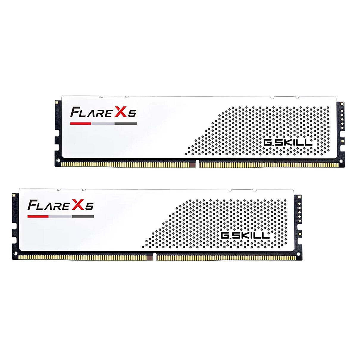 G.Skill Flare X5 Series Low Profile 64 Go (2 x 32 Go) DDR5 6000 MHz CL28 – Blanc