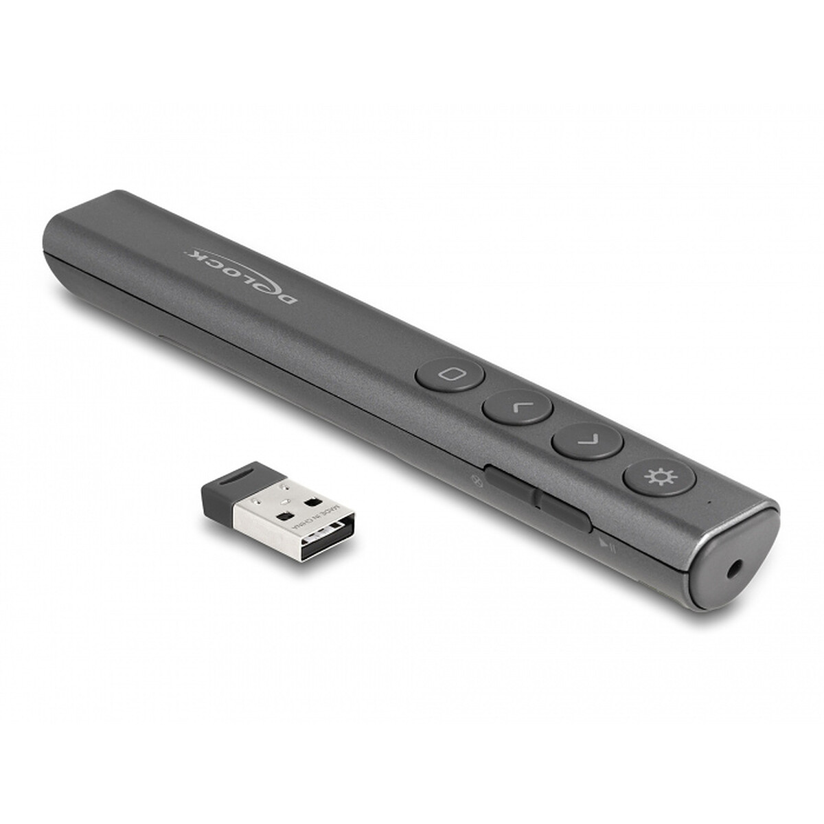 DeLock USB Laser Presenter (6 boutons) Noir - Delock