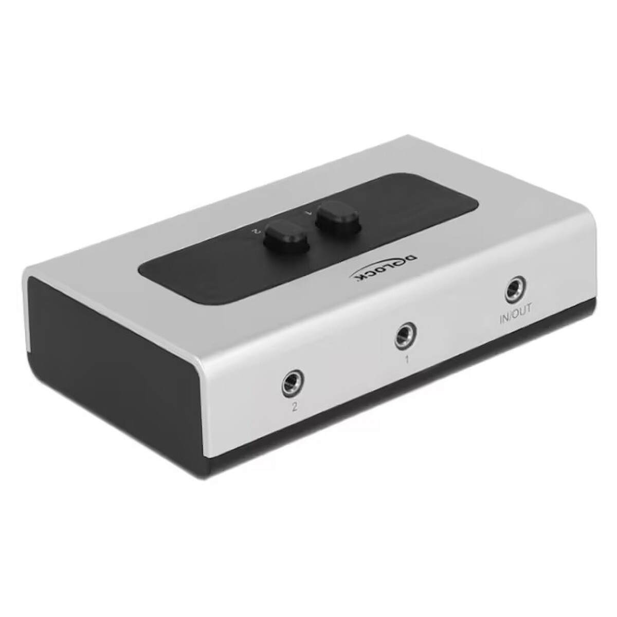 DeLock Commutateur 2 en 1 Jack 3.5 mm manuel, bidirectionnel