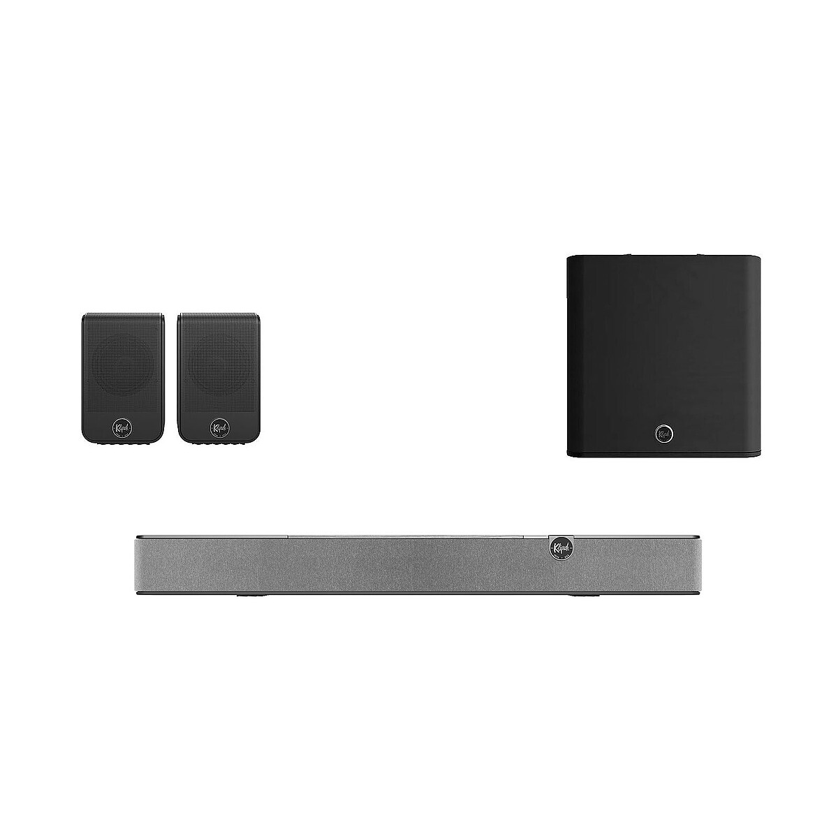 Klipsch Flexus Core 100 Sound Bar - Noyer + Flexus Surrounds 100 + Flexus Sub 100 - Klipsch