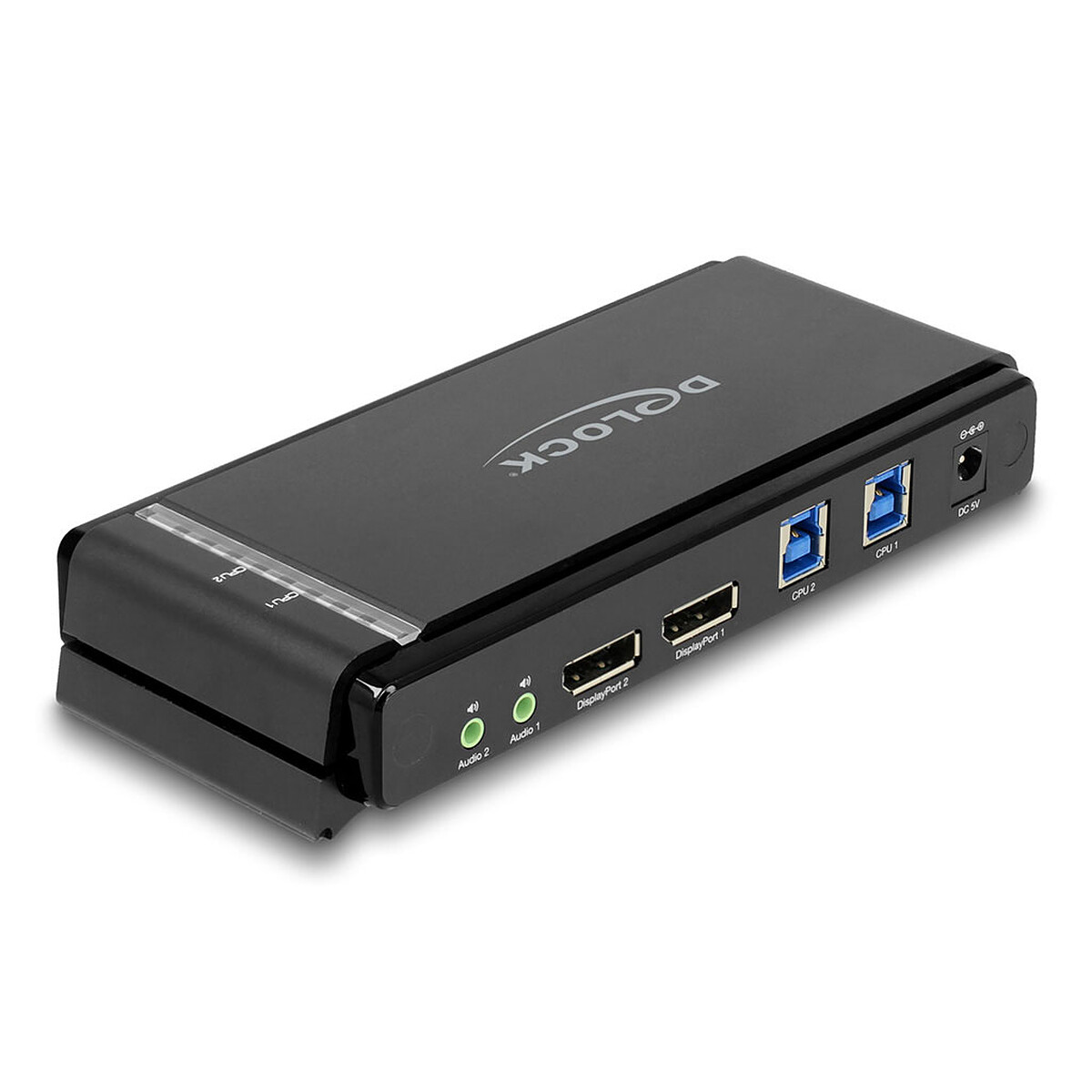 DeLock Commutateur KVM DisplayPort 1.4 - 2 ordinateurs (8K@60Hz)