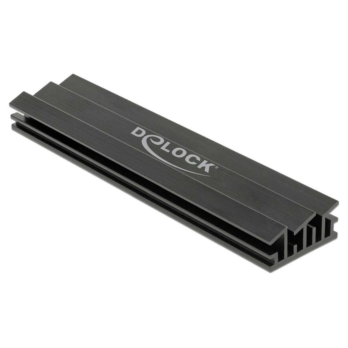 DeLock Dissipateur de chaleur 100 mm pour module M.2 Noir