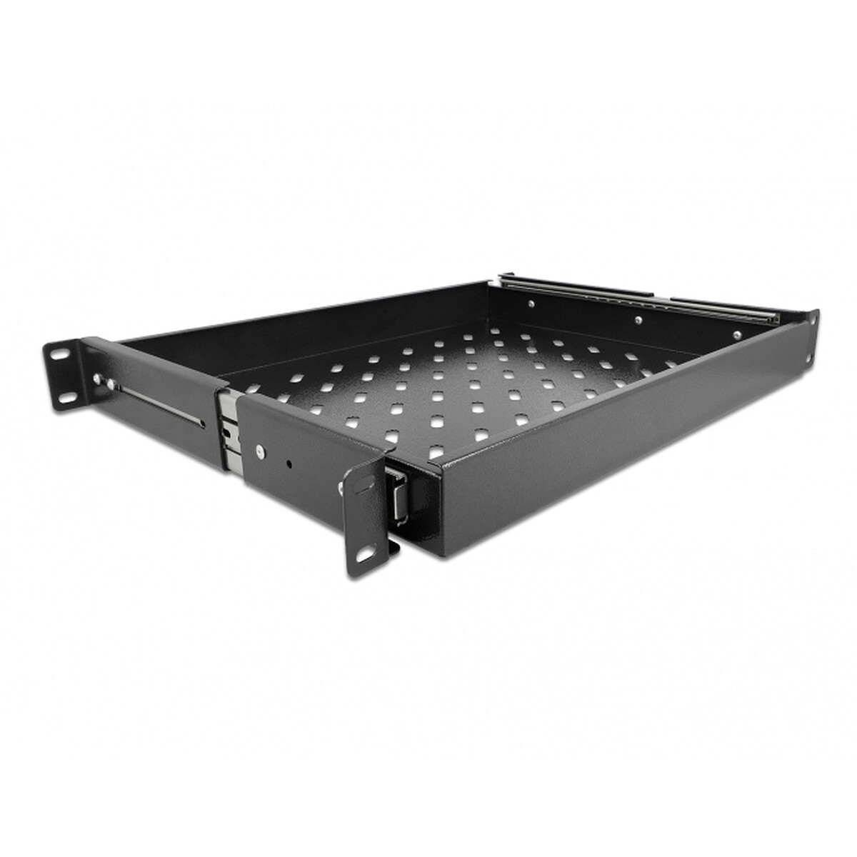 DeLock Tiroir coulissant 19", 1U, Noir - Delock