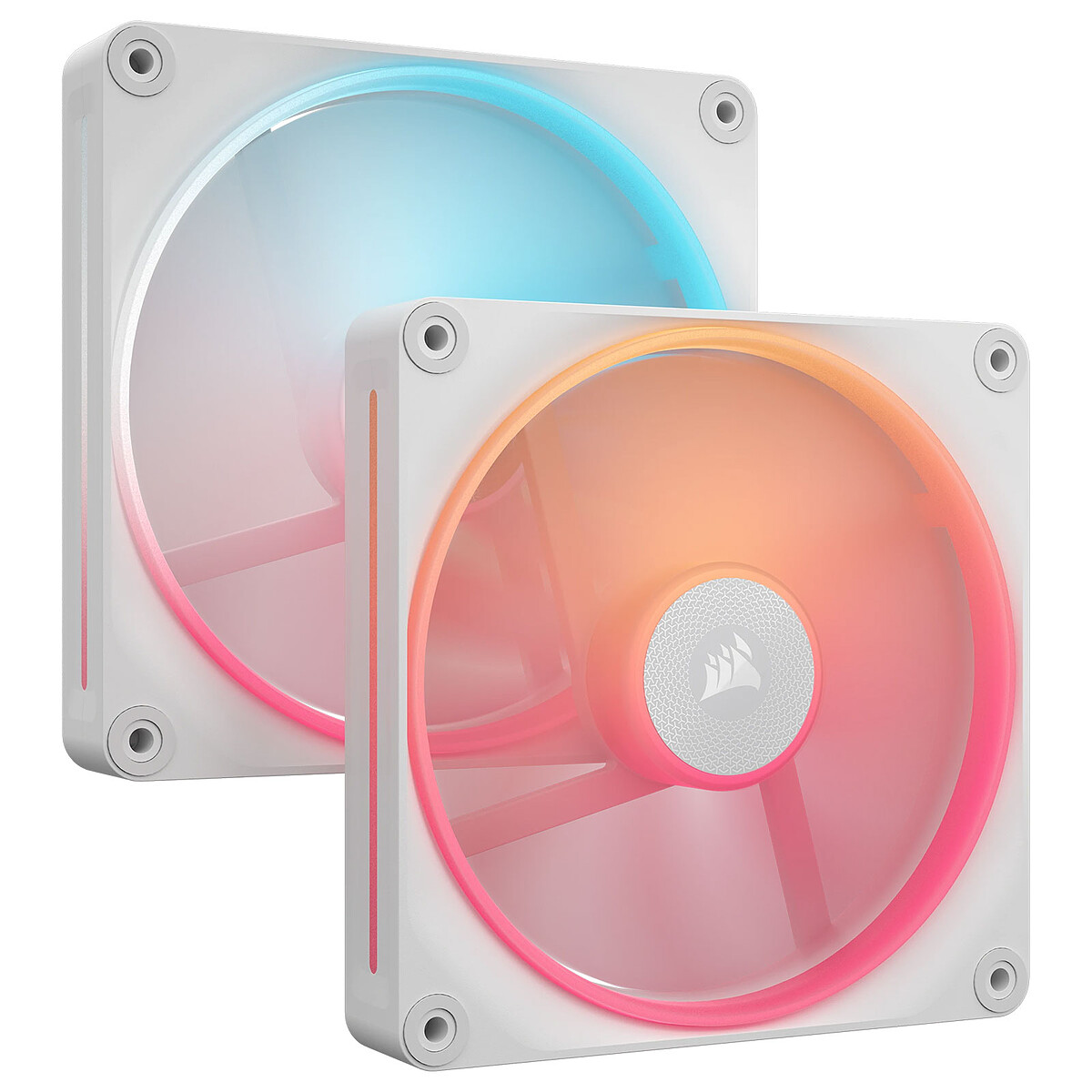 Corsair iCUE LINK LX140-R RGB Dual Pack (Blanc)