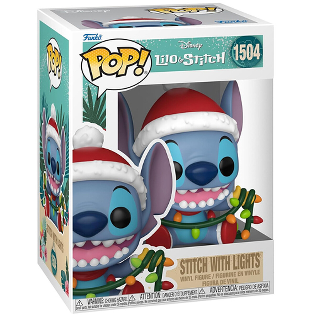 Funko Disney Figurine POP! Holiday Stitch 9 cm - vue 4