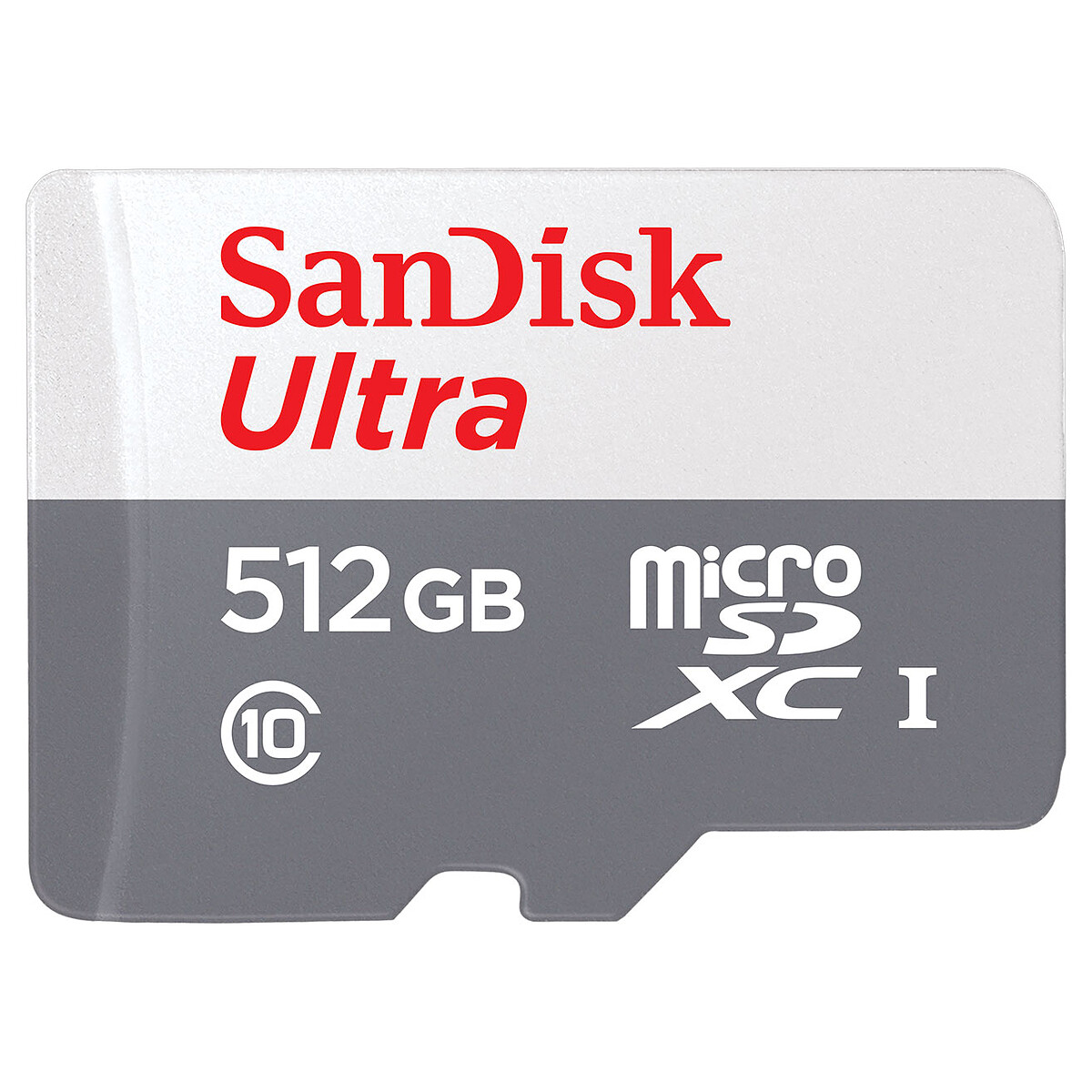 Sandisk Carte Micro SD ultra 512 Go SDSQUNR-512G-GN3MN jusqu'à 100Mo/s