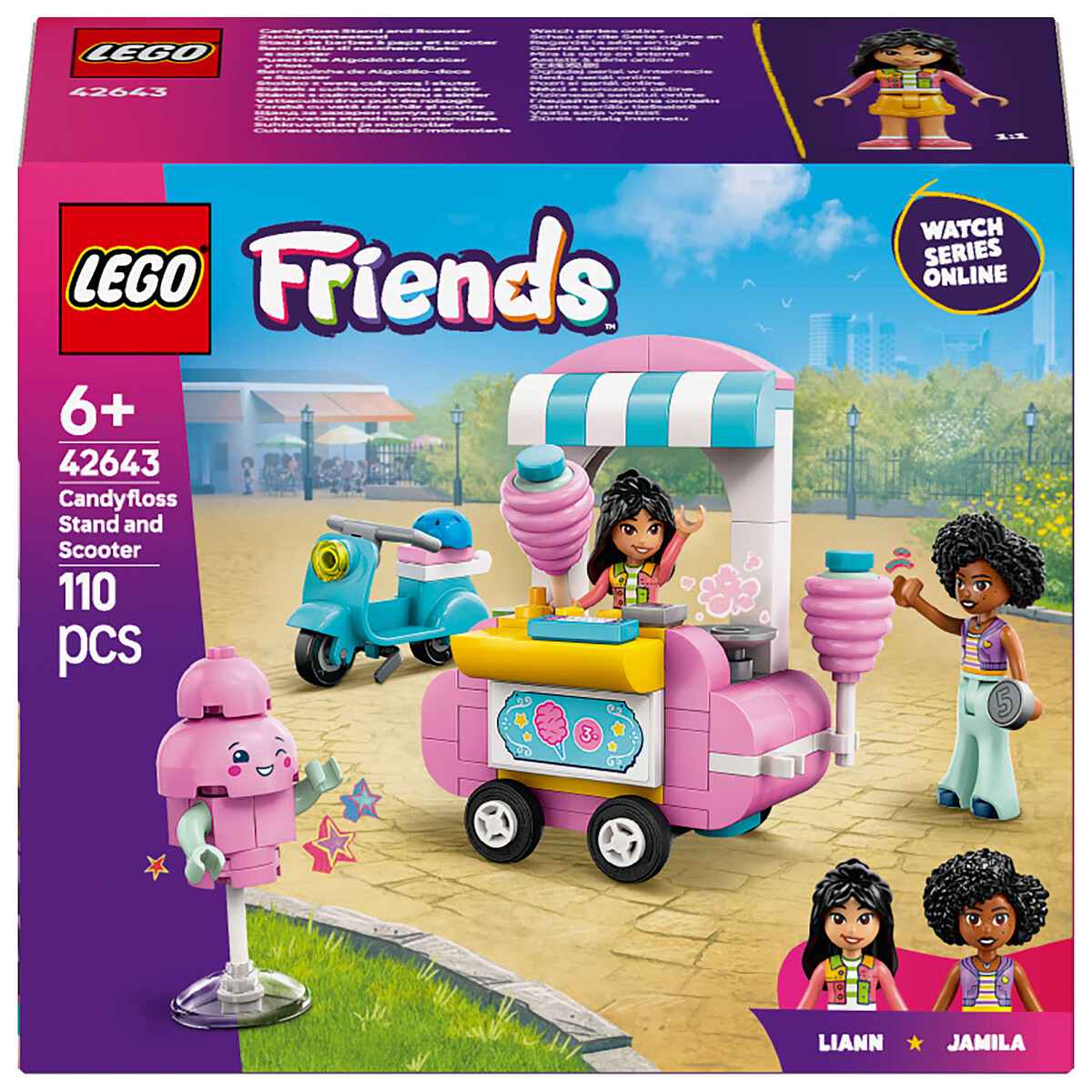 LEGO Friends 42643 Stand de barbes à papa et scooter
