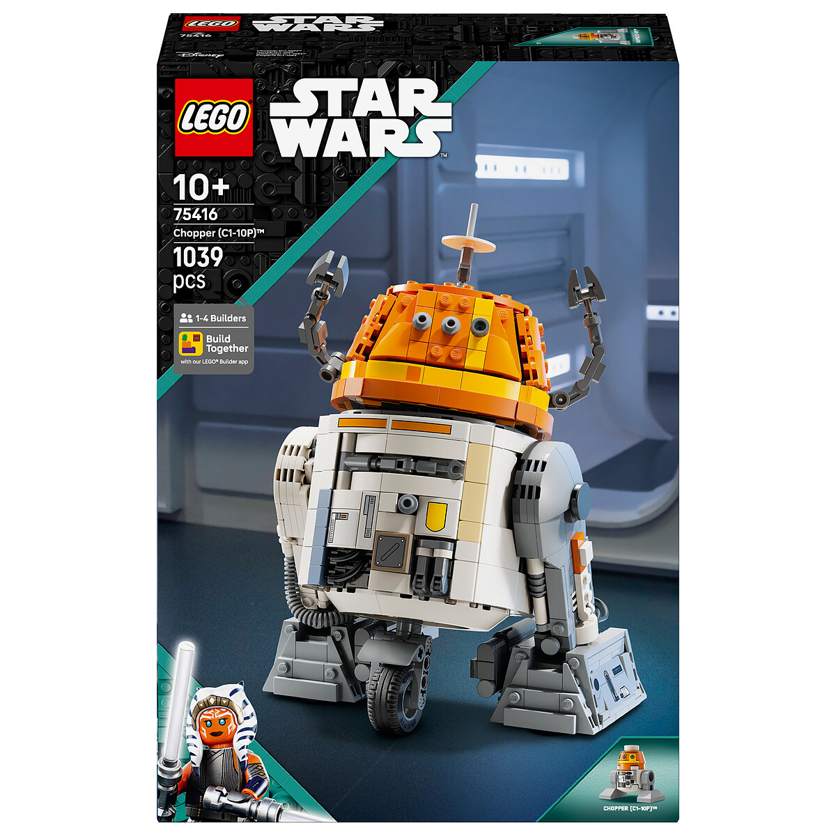 Lego Ahsoka Le Droïde Astromécano Chopper c1 10p 75416 Lego La Boite - vue 5